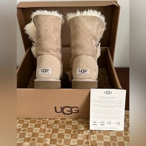 UGG Classic Beige Sheepskin Boots